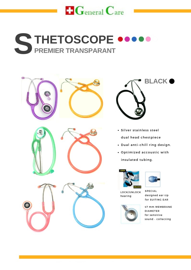 Stethoscope General Care Premier Transparan